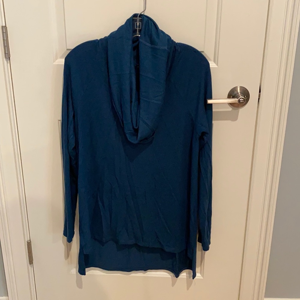 Gibson Cozy Convertible Neckline Tunic